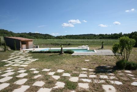 Maison de plain pied avec piscine et vue a Roussillon en Luberon